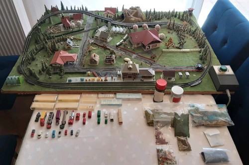 Modellbahnanlage spur 83 x - modellbahnanlage,, n,