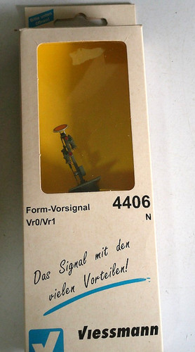 Form vorsignal spur - vorsignal, n